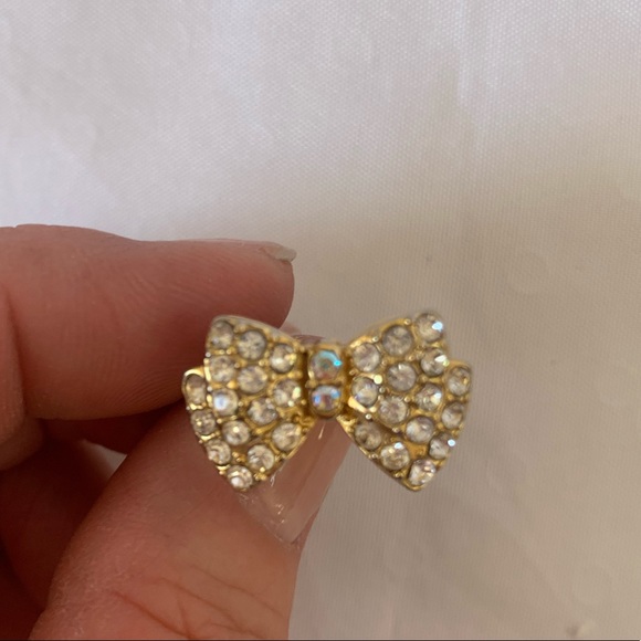 Rhinestone bow ring - Picture 5 of 8
